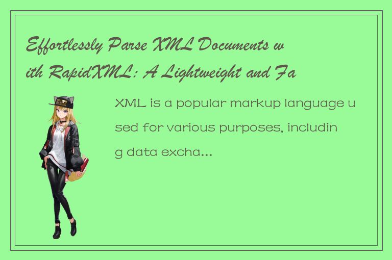 Effortlessly Parse XML Documents with RapidXML: A Lightweight and Fast Solution