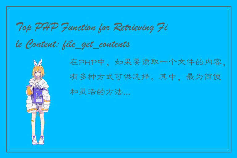 Top PHP Function for Retrieving File Content: file_get_contents