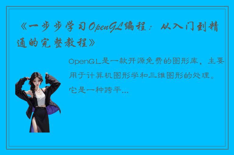 《一步步学习OpenGL编程：从入门到精通的完整教程》