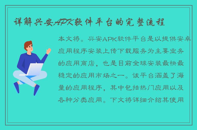 详解兴安APK软件平台的完整流程