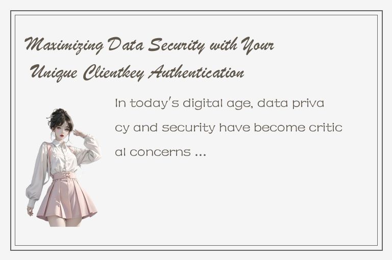 Maximizing Data Security with Your Unique Clientkey Authentication
