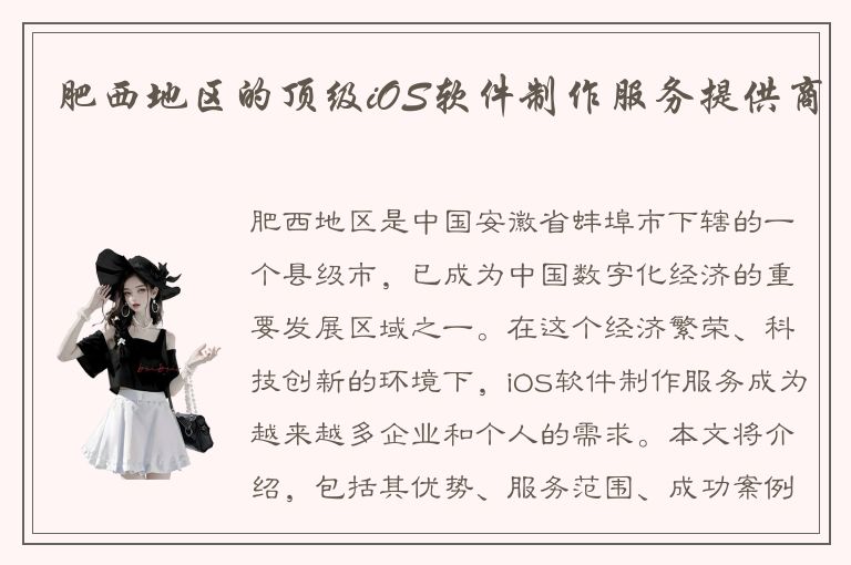 肥西地区的顶级iOS软件制作服务提供商